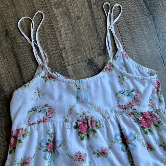 Victoria's Secret Floral Nightgown - White and Pink - Picture 5 of 7